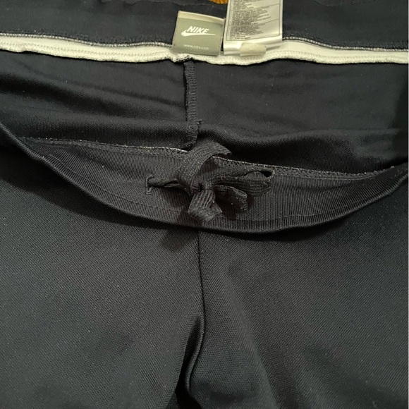 Nike Ladies Track Leisure Workout Pant Size 16-18 Navy White Stripe - Picture 4 of 10